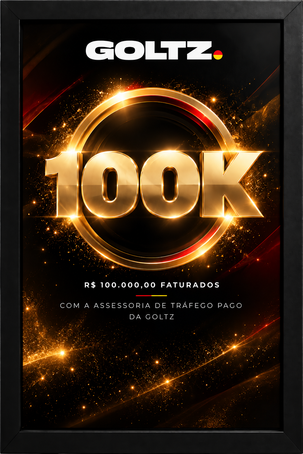 Placa R$ 100 mil faturados