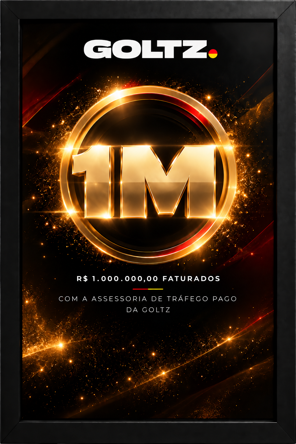 Placa R$ 1 milhão faturados
