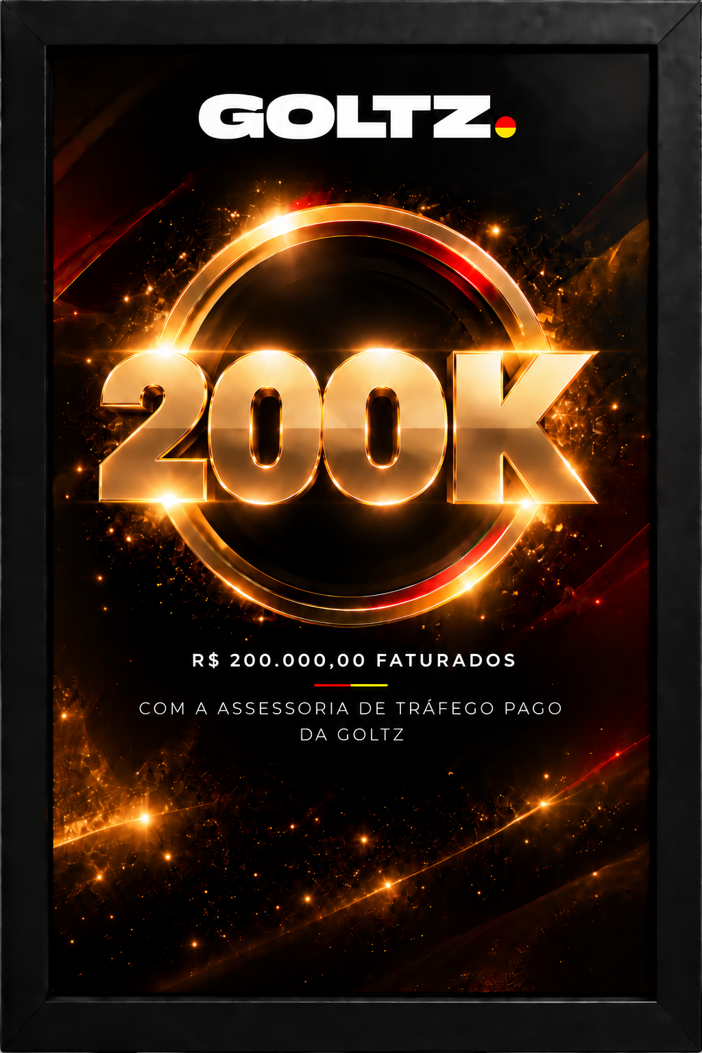 Placa R$ 200 mil faturados
