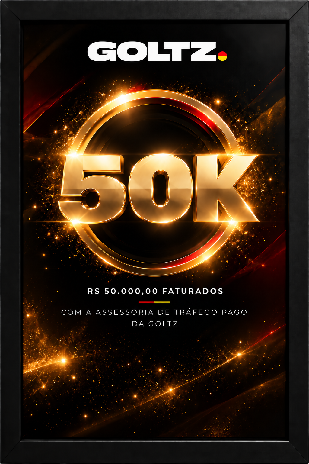 Placa R$ 50 mil faturados